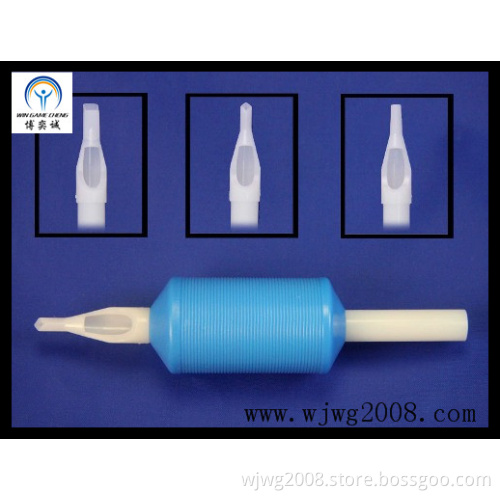 New Disposable 1" (25mm) Blue Plastic Grips with White Tip